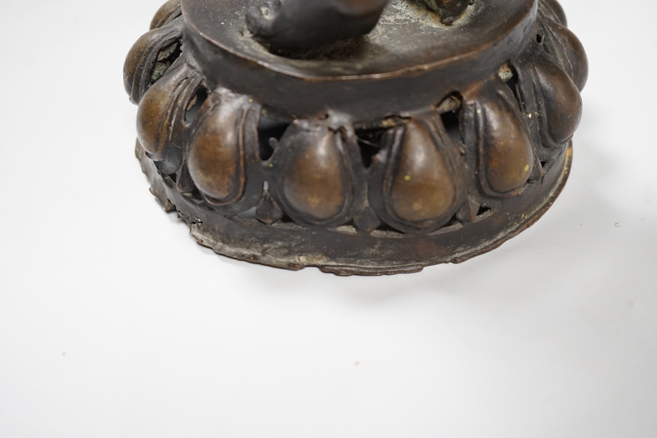 An Indian bronze figure of Parvati. 53cm tall